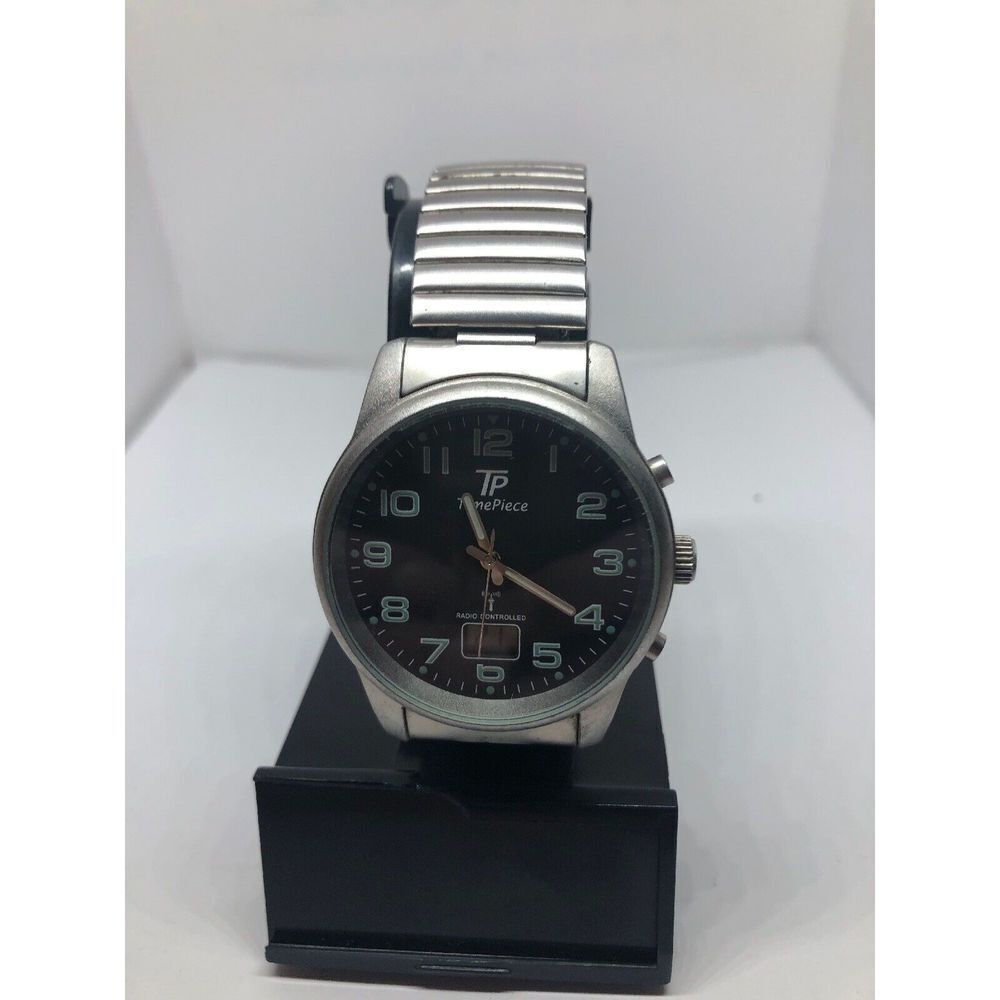 TIme Piece TPGA Unisex Stainless Steel Analog Digital Dial Quartz Watch RK394